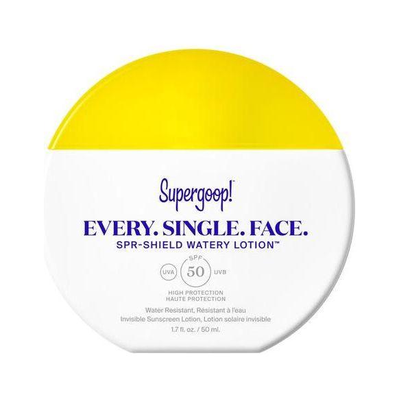 Supergoop E.S.F. Watery Lotion SPF 50 50ml | Invisible, Weightless Daily Broad Spectrum Sun Protection