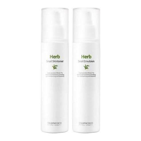 swanicoco Herb Snail Basic Set Skin Toner + Emulsion