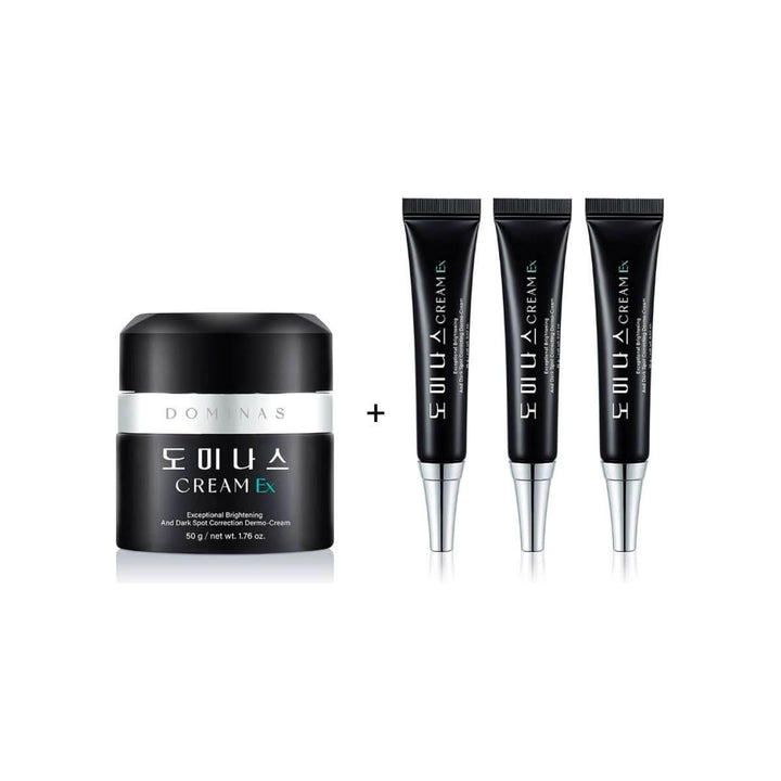 TAIGUK TG Dominas Freckle Care Cream EX 50g + 15g x 3 | Professional-Grade Brightening Treatment for Stubborn Freckles, Dark Spots & Hyperpigmentation