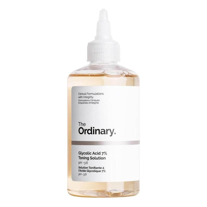 The Ordinary Glycolic Acid 7% Toning Solution 240ml | Exfoliating Toner for Radiant, Even-Toned Skin