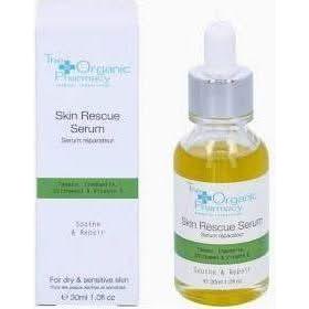 The Organic Pharmacy Skin Rescue Serum | Calming & Restorative Treatment for Sensitive & Stressed Skin