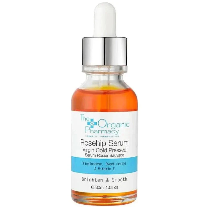 The Organic Pharmacy Virgin Rosehip Serum | Regenerating Oil for Scars, Fine Lines & Radiant Skin