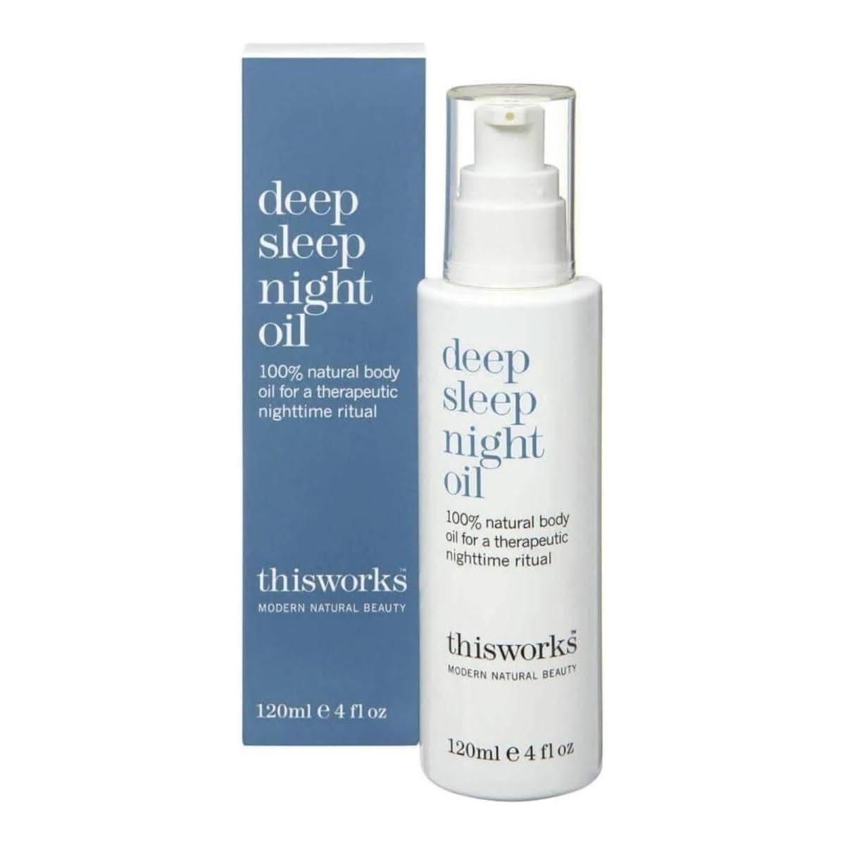 this works Deep Sleep Night Oil 120ml | Soothing Body Oil for Relaxation & Restful Sleep