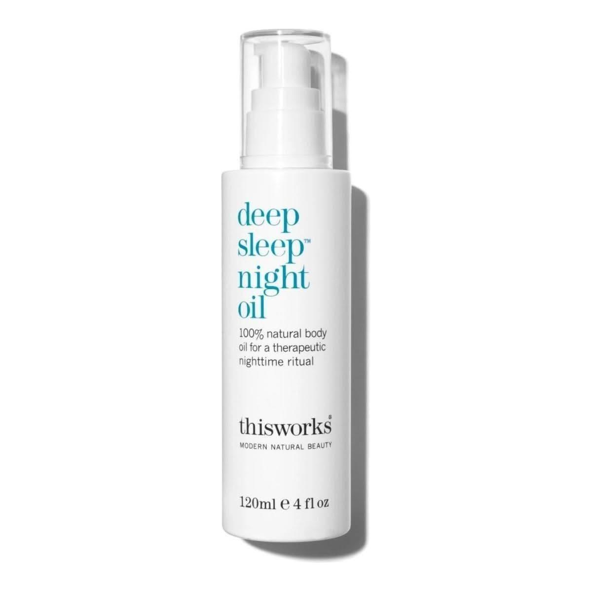 this works Deep Sleep Night Oil 120ml | Soothing Body Oil for Relaxation & Restful Sleep