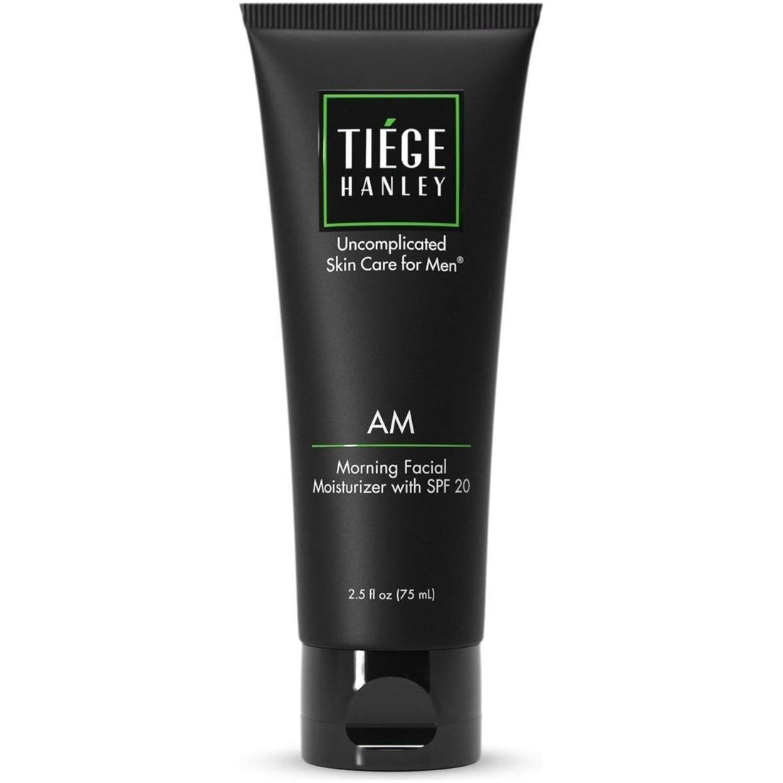 Tiege Hanley Morning Facial Moisturizer with SPF 20 75ml | Daily Hydrating Moisturiser for Men with Oil Control & Sun Protection
