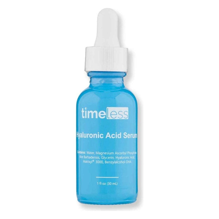 Timeless Skin Care Hyaluronic Acid Vitamin C Serum 30ml | Brightening & Hydrating Daily Serum with 5% Vitamin C + Peptides Timeless Skin Care