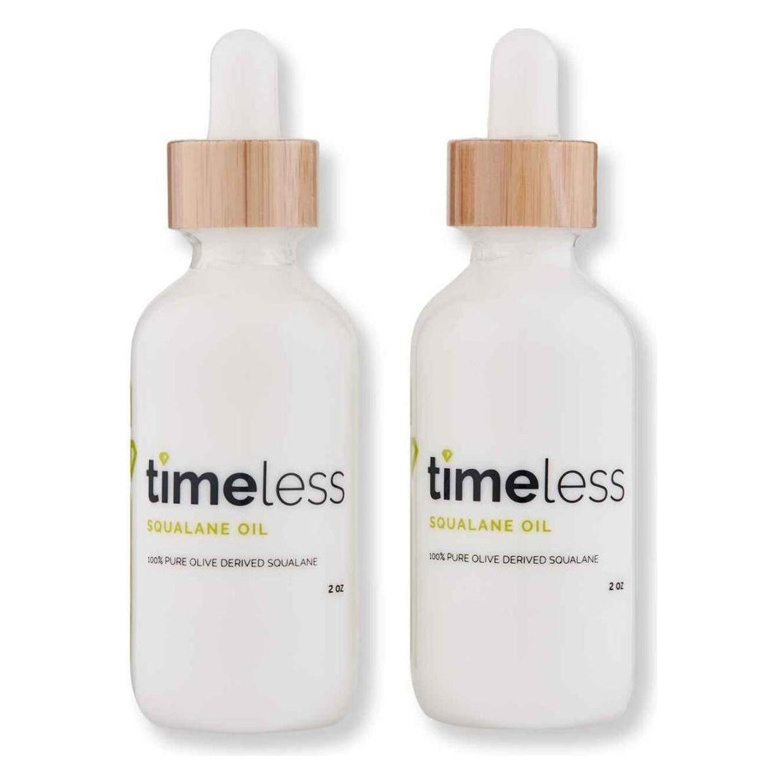 Timeless Skin Care Squalane Oil 100% Pure 60ml (2 Pack) | Lightweight Hydration for Radiance & Skin Balance Timeless Skin Care