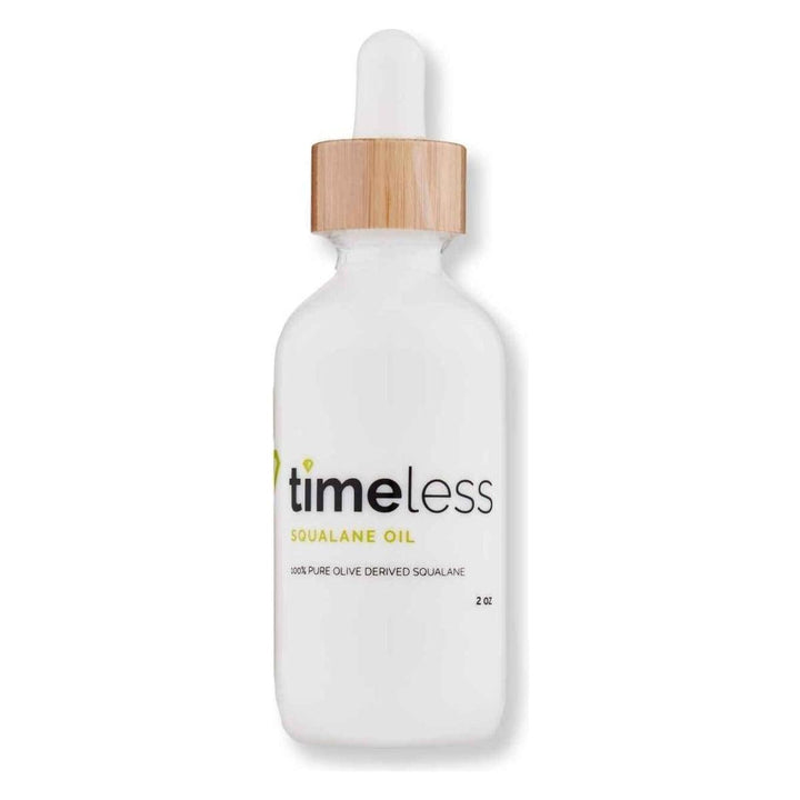 Timeless Skin Care Squalane Oil 100% Pure 60ml | Lightweight Olive-Derived Oil for Hydration, Elasticity & Glow Timeless Skin Care