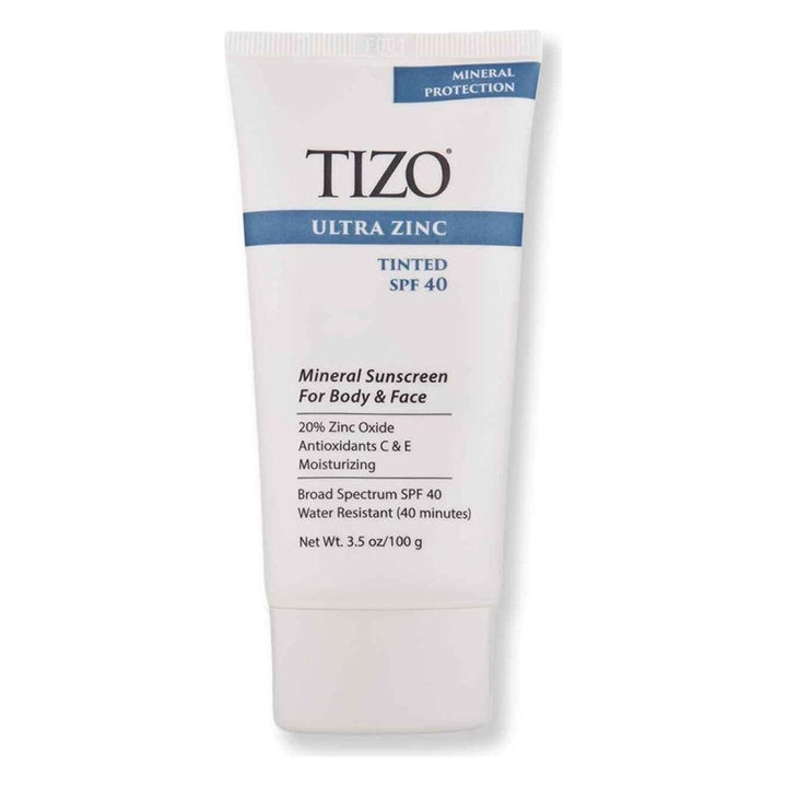 TIZO Ultra Zinc Tinted SPF 40 Superior Mineral Protection with a Soft-Focus Glow