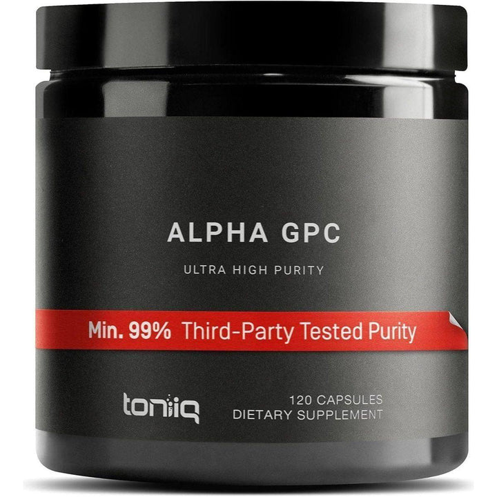 Toniq Ultra High Purity Alpha GPC Capsules 120 Capsules | 99%+ Pure & Highly Bioavailable