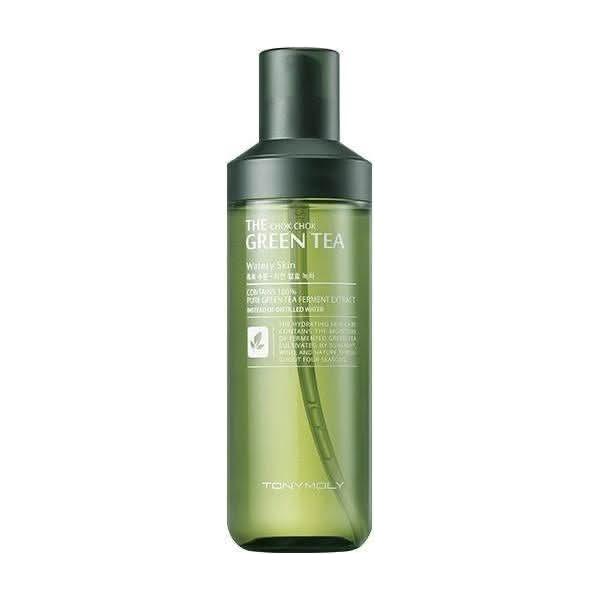 TONYMOLY The Chok Chok Green Tea Watery Skin 180ml | Hydrating & Soothing Toner with Fermented Green Tea TONYMOLY