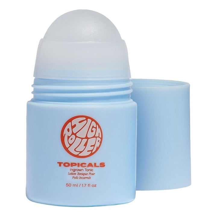 Topicals Ingrown Hair Tonic with AHA & BHA  50ml | Roll-On Razor Bump & Irritation Treatment Soothe, Exfoliate & Prevent