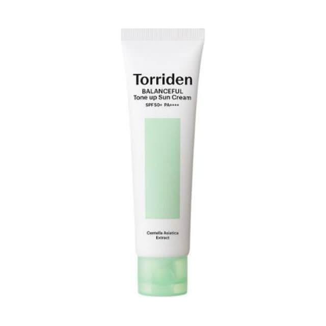Torriden Balanceful Cica Tone Up Sun Cream 60ml | Soothing SPF with Redness Control & Radiant Finish
