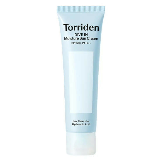 Torriden DIVE-IN Watery Moisture Sun Cream SPF 50+ PA++++ 60ml | Hydrating Organic Sunscreen for Dewy, Protected Skin