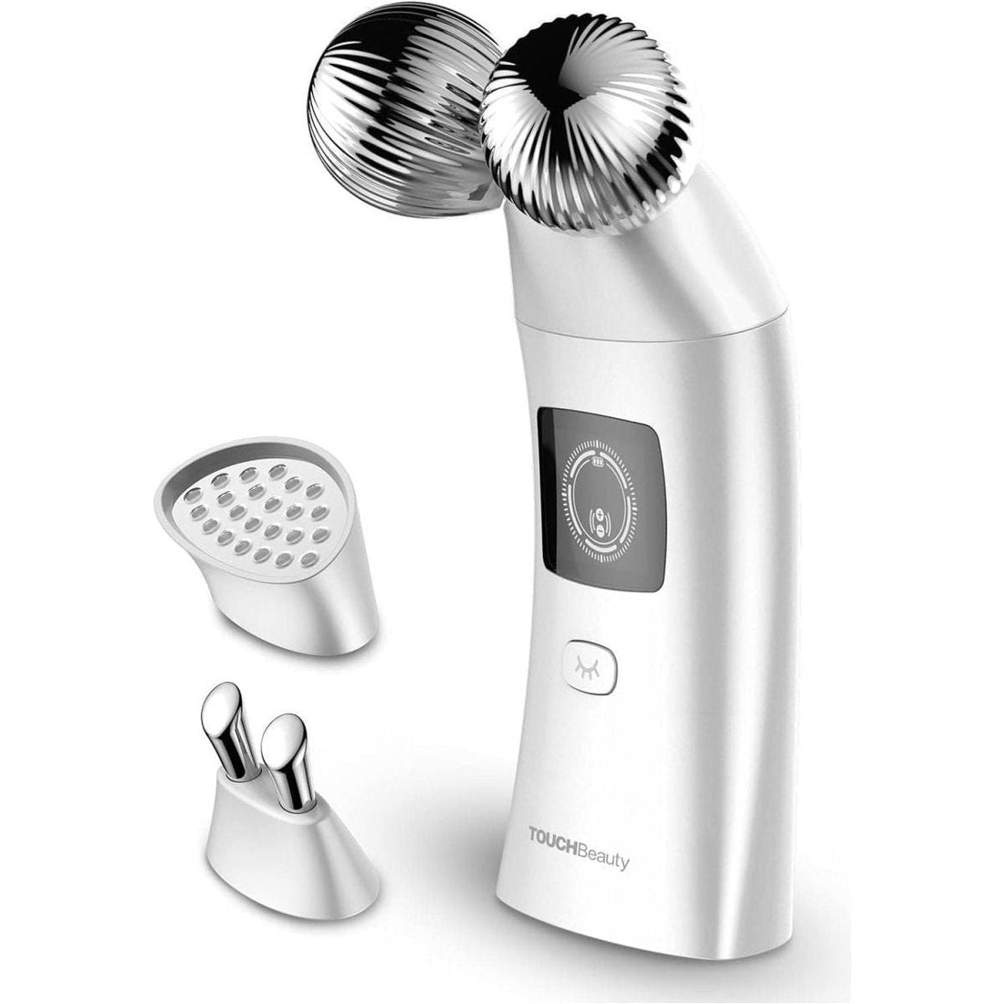 TOUCHBeauty LED Light Therapy Device | 3-in-1 Microcurrent & LED Anti-Aging Tool for Face, Eyes & Lips Rejuvenate. Lift. Illuminate. — Salon-Level Results at Home