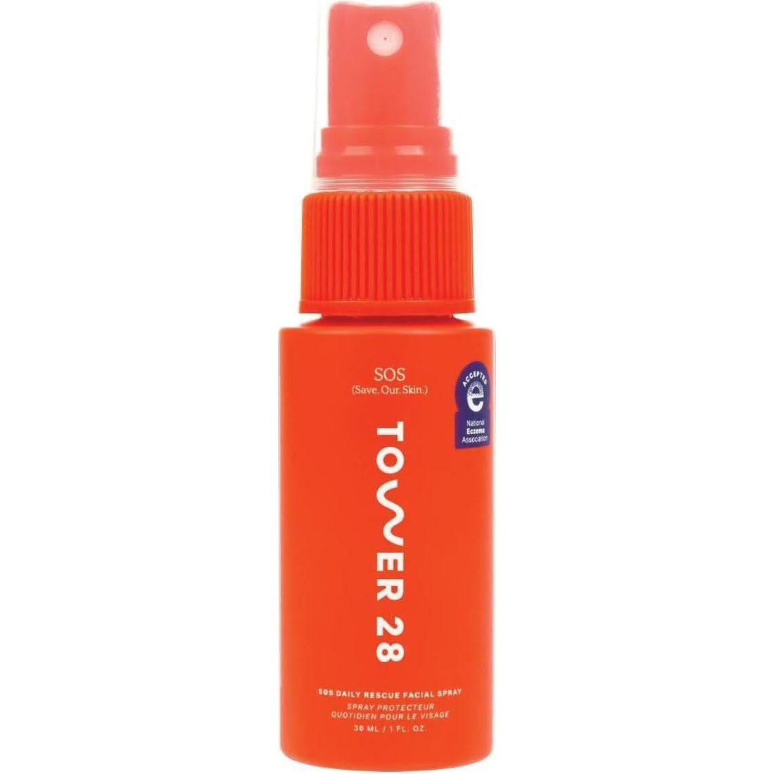 Tower 28 SOS Daily Rescue Facial Spray 30ml | Hypochlorous Acid Toner for Redness, Irritation & Sensitive Skin