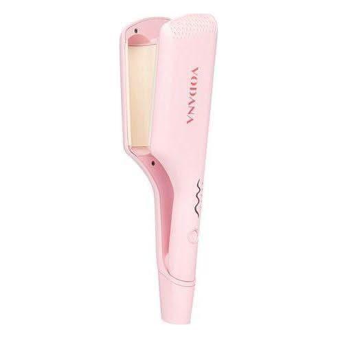 VODANA Triple Flow Wave Iron 32mm Pink Vanilla | Fast-Heating, 5-Stage Temperature Control Hair Waver VODANA
