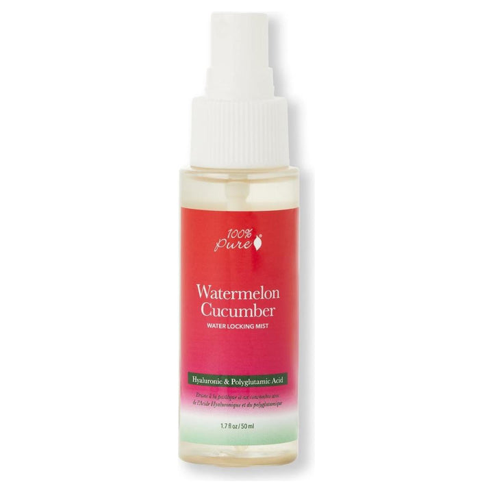 100% PURE Watermelon Cucumber Water Locking Mist - 100ml | Intense Hydration & Skin Rejuvenation Spray