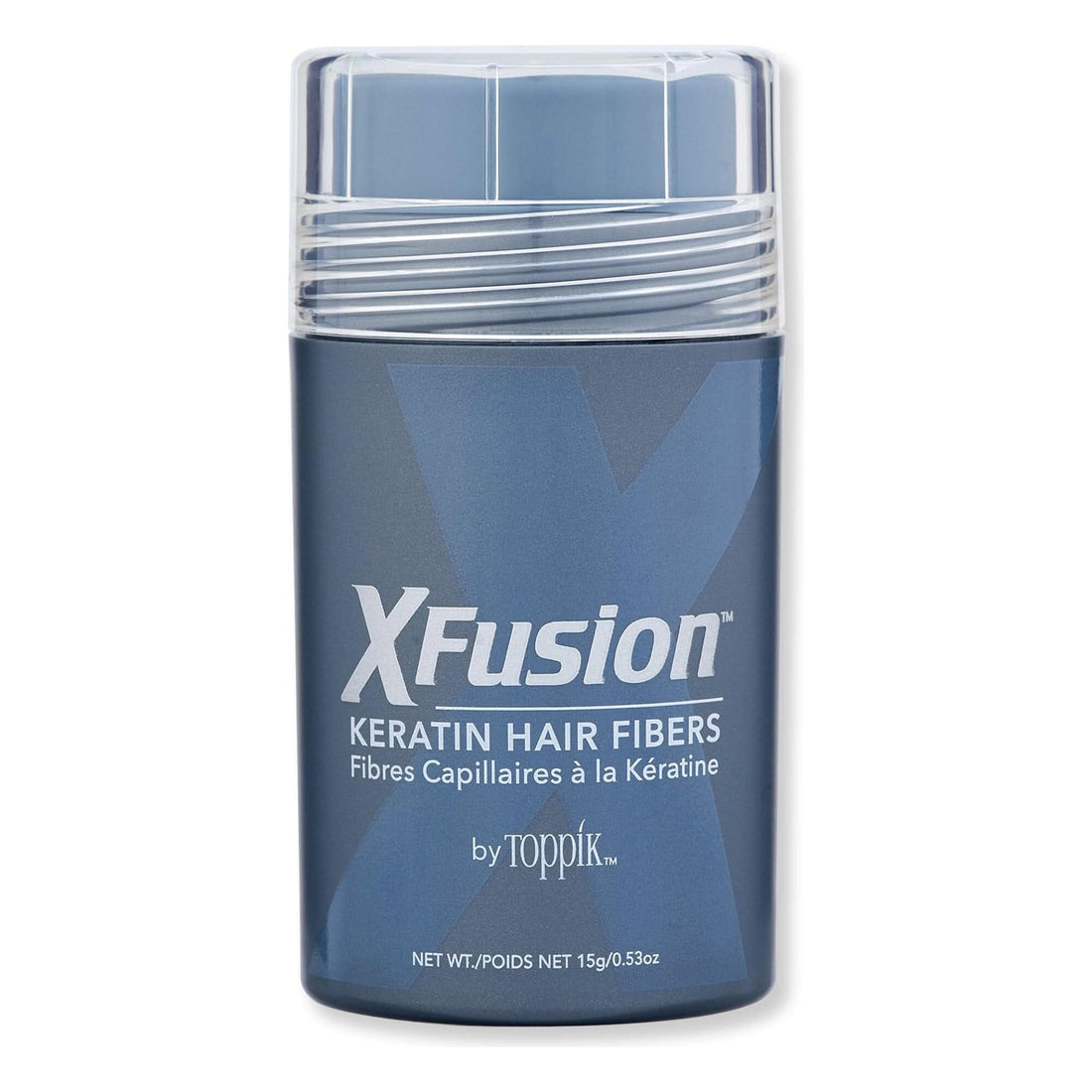 XFusion Keratin Hair Fibers Grey 15g | Natural-Looking Hair Density in Seconds