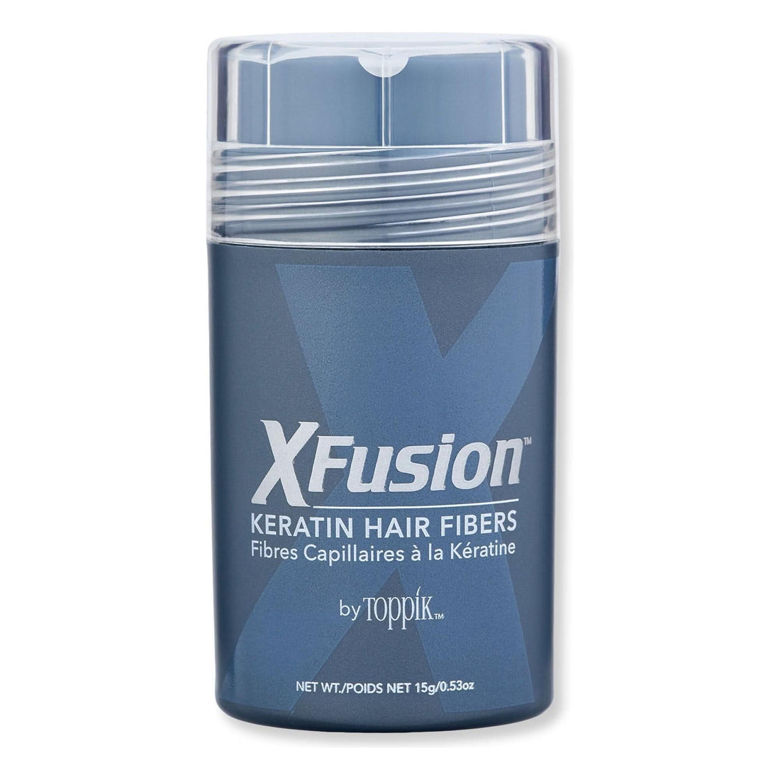 XFusion Keratin Hair Fibers White 15g | Instantly Fuller, Thicker-Looking Hair