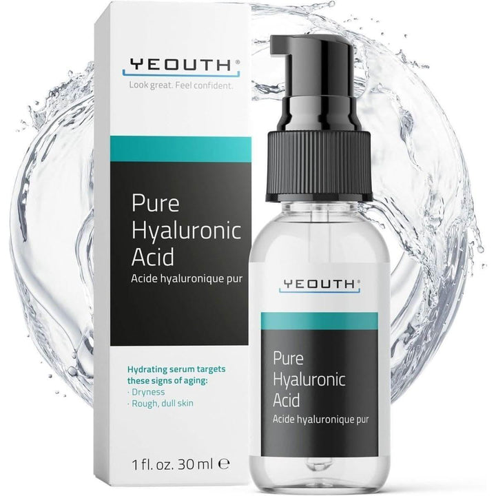 YEOUTH Hyaluronic Acid + Vitamin C Serum 30ml The 3-in-1 Powerhouse for Plumped, Firm & Luminous Skin