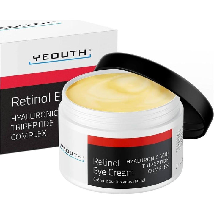 YEOUTH Retinol Eye Cream Target Puffiness, Fine Lines & Dark Circles