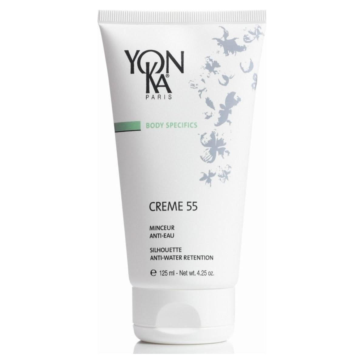 YonKa Paris Creme 55 125ml | Firming, Anti-Cellulite Body Cream Tone, Sculpt & Relieve Tired Legs with Luxury Botanicals