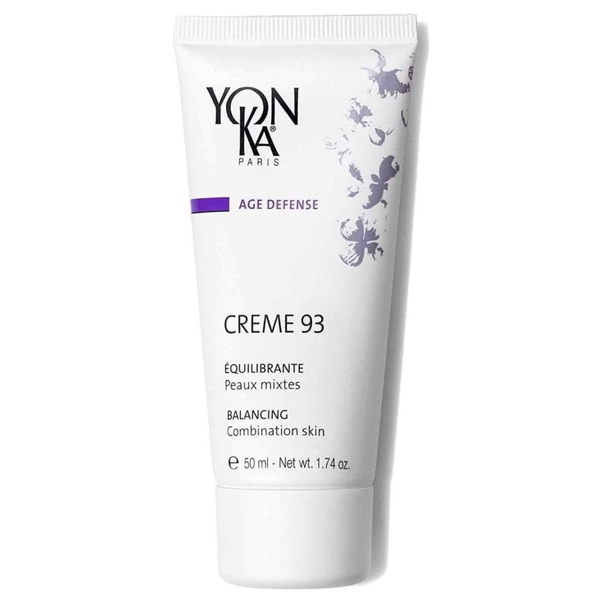 YonKa Paris Creme 93 50ml | Mattifying Moisturiser for Combination Skin T-Zone Shine Control & All-Day Freshness