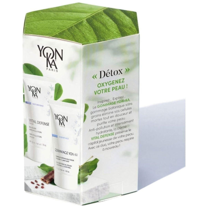 YonKa Paris Detox Beauty Box 2 x 50ml Botanical Detox Duo for Radiant, Pollution-Protected Skin