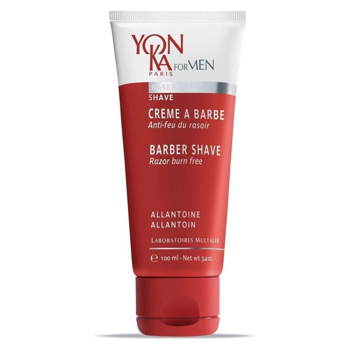 YonKa Paris For Men Barber Shave 100ml  Soothing Natural Shaving Cream for Sensitive Skin & Coarse Beards