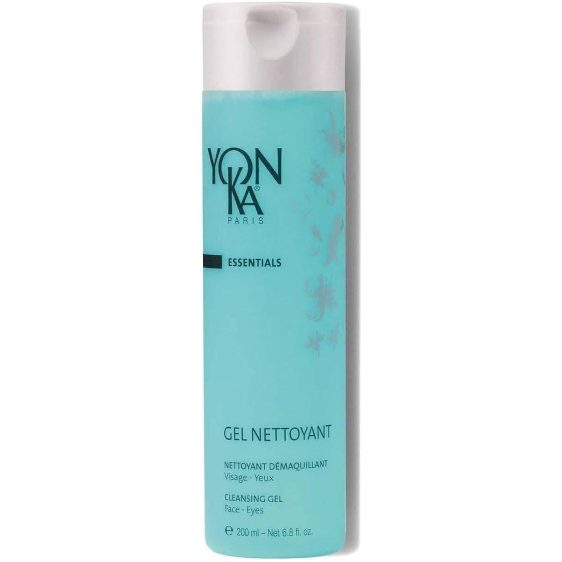 YonKa Paris Gel Nettoyant 200ml Refreshing Gel Cleanser for All Skin Types, Especially Combination to Oily Skin