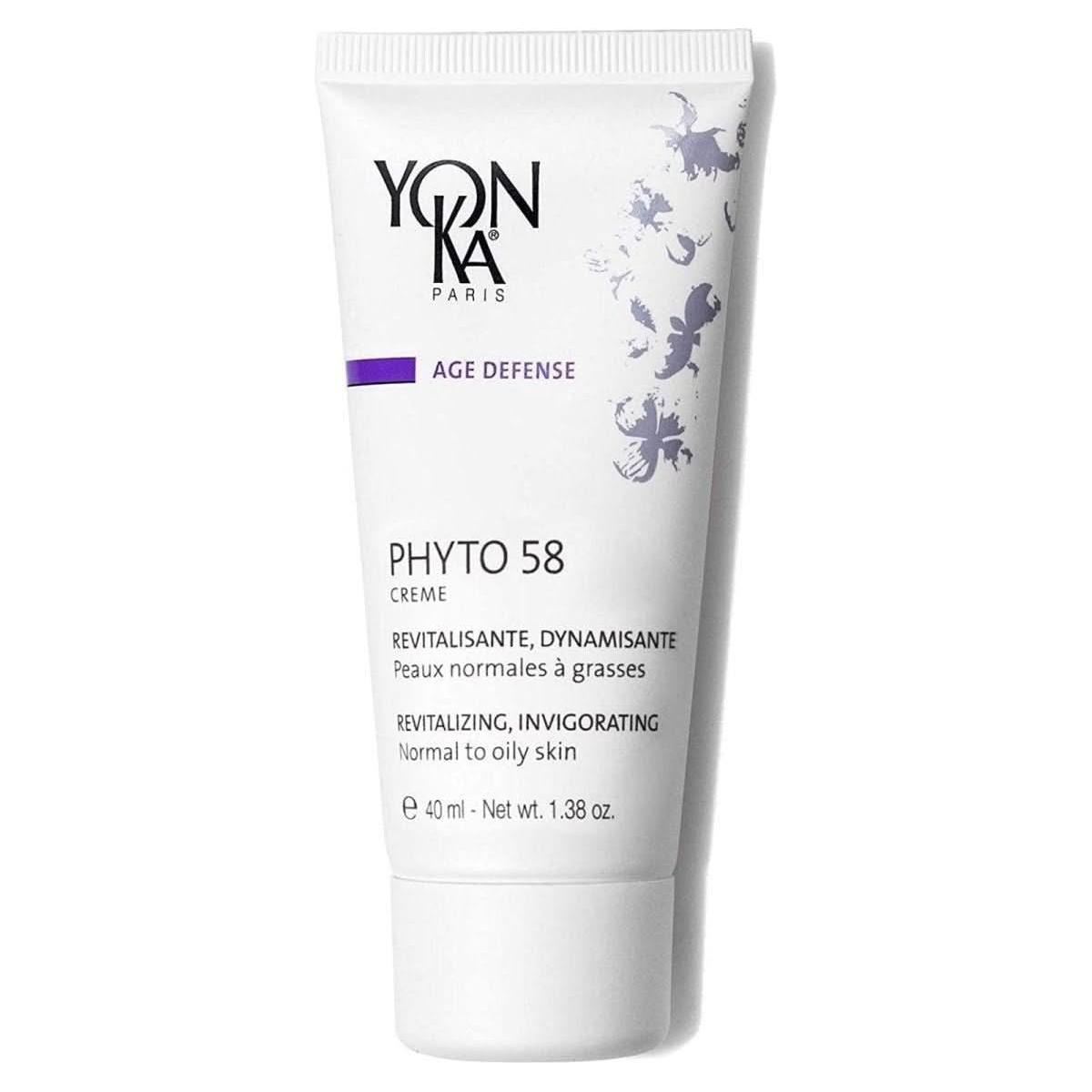 YonKa Paris Phyto 58 PNG (Normal to Oily Skin) 40ml | Revitalising Night Cream for Dull & Oily Skin