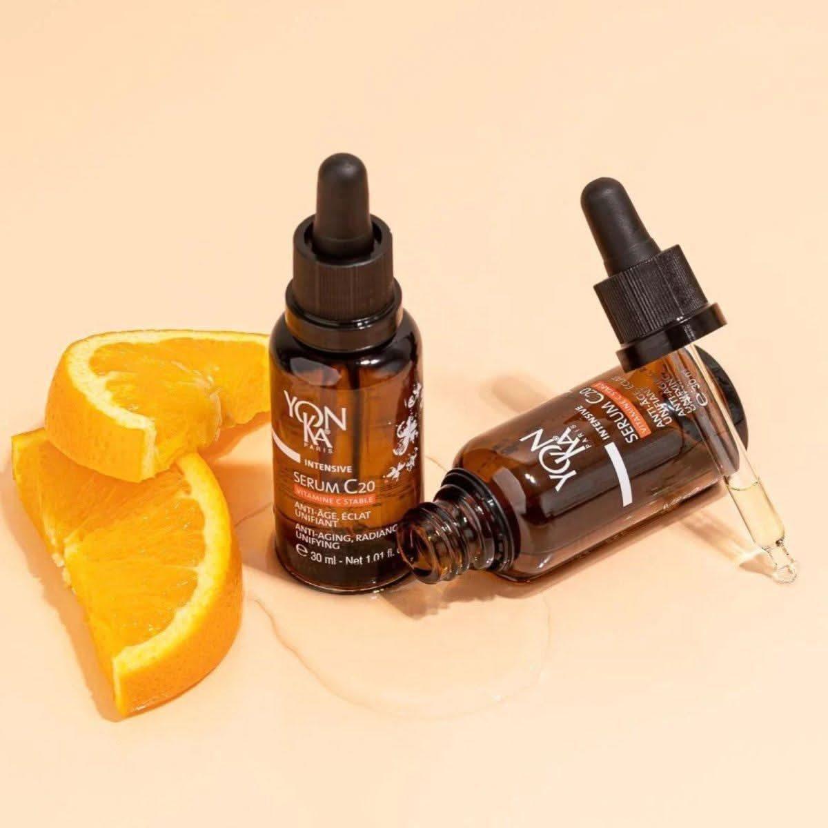 YonKa Paris Serum C20 Vitamin C 30ml  Brightening & Firming Serum with 20% Stabilised Vitamin C