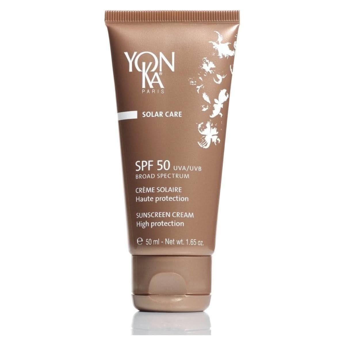 YonKa Paris Sunscreen Cream SPF50 50ml | Fragrance-Free Broad Spectrum Sun Protection for Face & Body