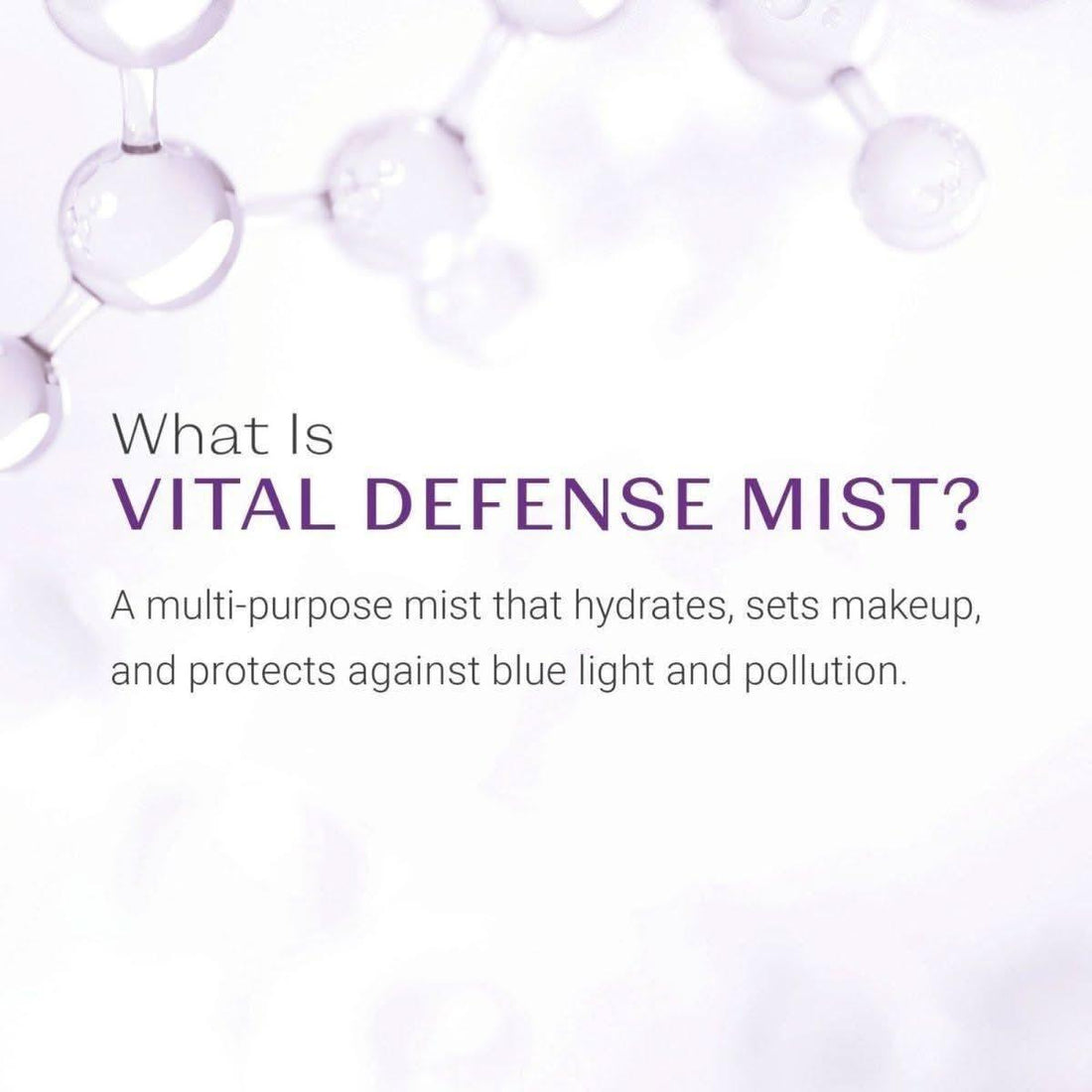 YonKa Paris Vital Defense Brume Multi Protection Mist 100ml  Pollution Shield Face Mist to Hydrate, Soothe & Protect All Day