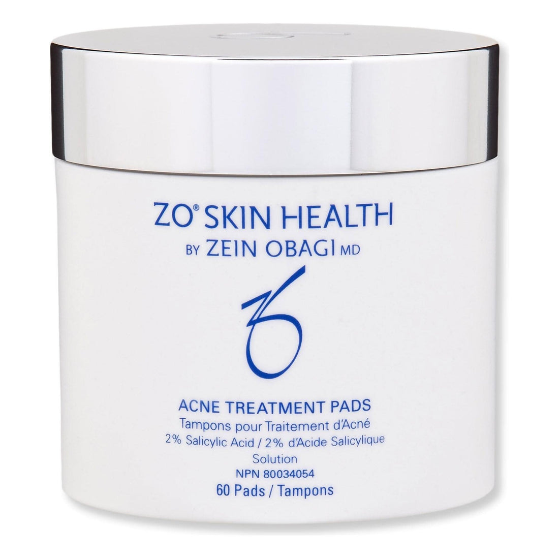 ZO Skin Health Acne Treatment Pads 60 Pads | Triple-Acid Formula for Clearer, Smoother Skin