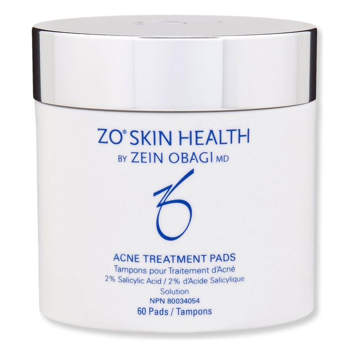 ZO Skin Health Acne Treatment Pads 60 Pads | Triple-Acid Formula for Clearer, Smoother Skin